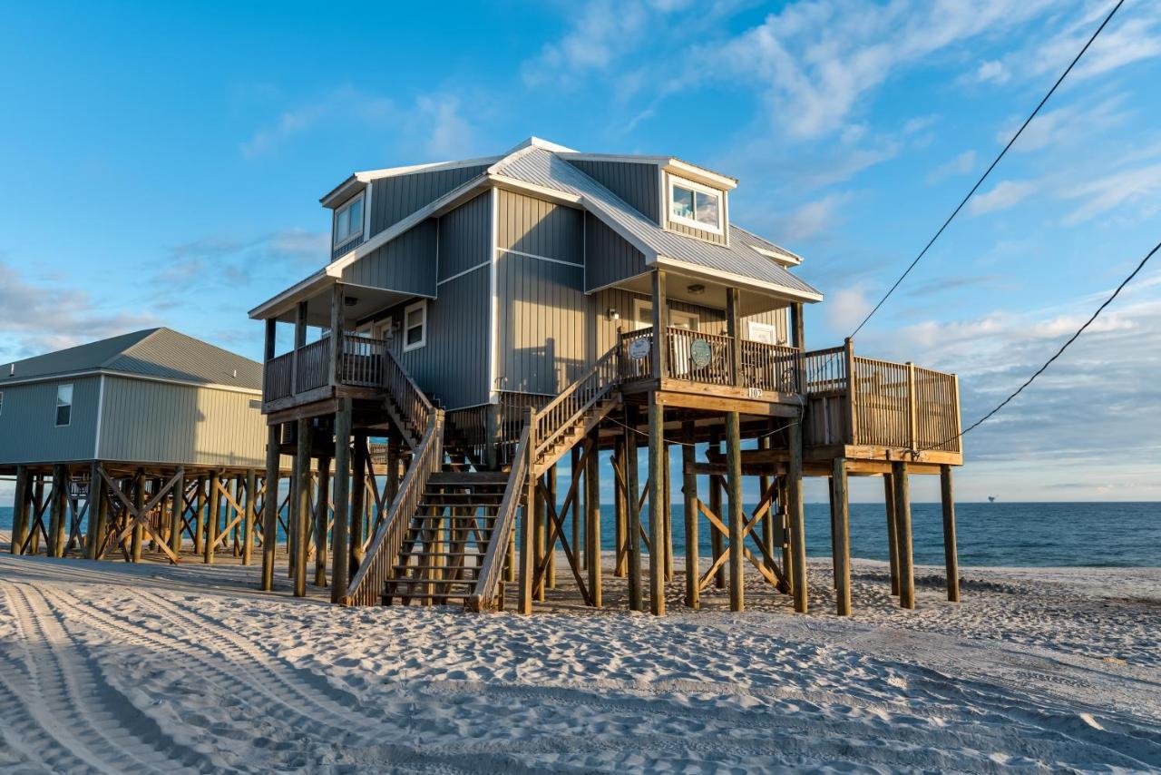 Strand Castle - Gulf Front! An Ideal Layout With Game Room, Small Private Pool, And Roof Top Crow'S Nest! Home Dauphin Island Εξωτερικό φωτογραφία
